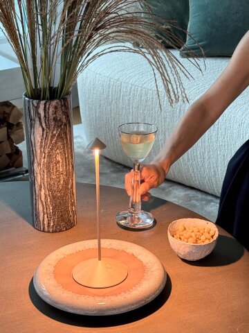 피나 램프 (샌드) & 세라믹 플레이트 (샌드)