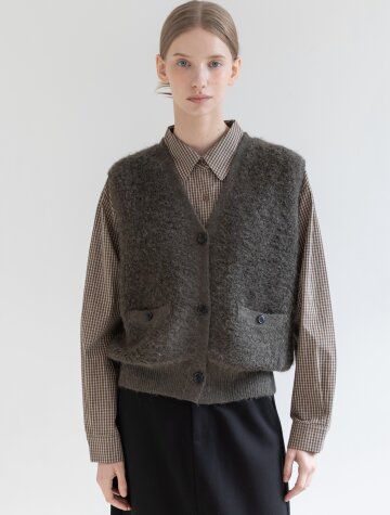 Boucle Vest_Charcoal