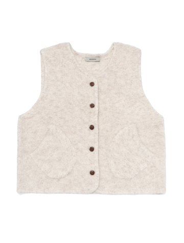 울 블랜디드 웜 베스트 (아이보리)