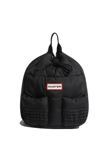 [UNISEX] 스모크드 푸퍼 백팩 - 블랙 UBB3706KBMBLK