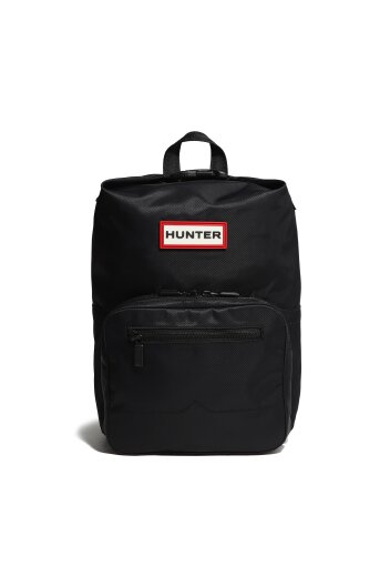 [UNISEX] 파이오니어 나일론 탑클립 미디 백팩 - 블랙 UBB1530KBMBLK