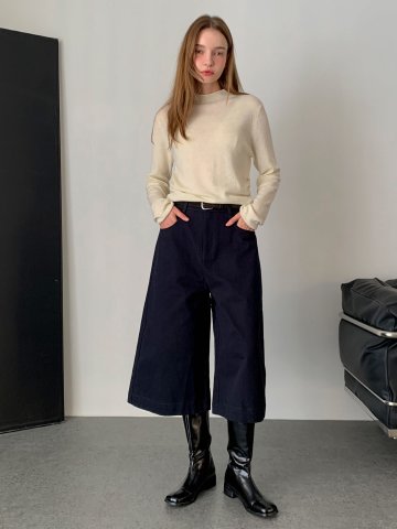 코튼 롱 버뮤다 팬츠 (3colors)