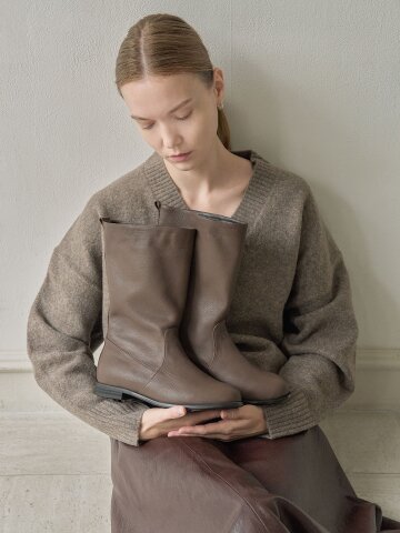 천연가죽 리디 미들 부츠 GIS-46298