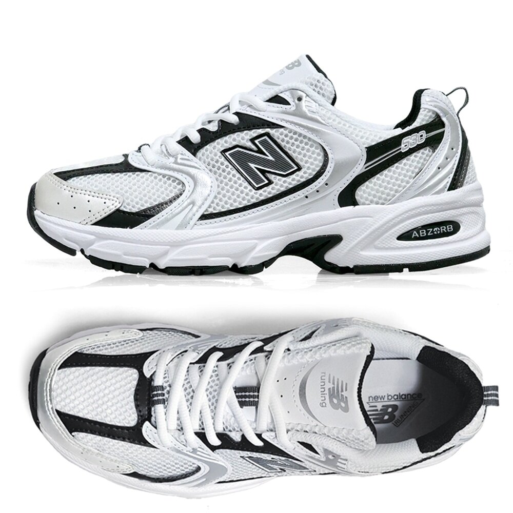 뉴발란스 530 남여공용 운동화 화이트 실버 MR530LB