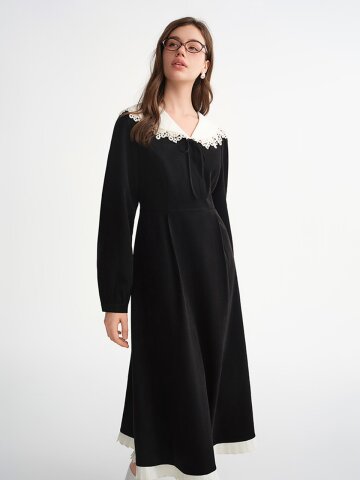 AR_White point collar dress