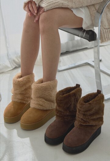 알뜨알레 폴딩퍼 앵클부츠 HA2586