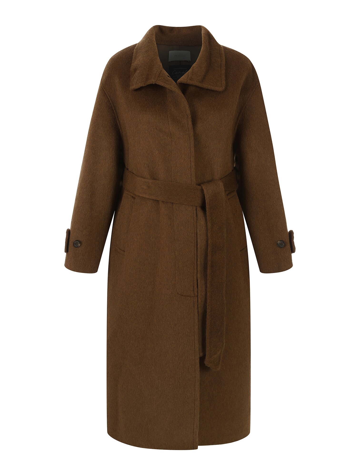 울 카멜 블렌드 핸드메이드 코트 (BROWN)