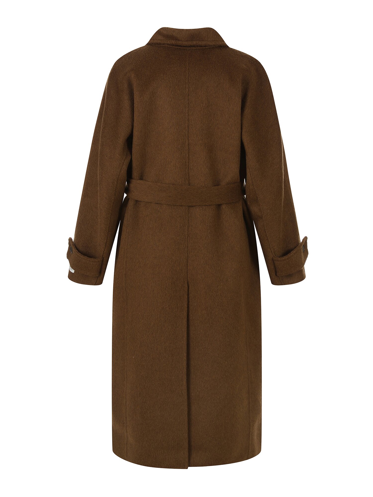 울 카멜 블렌드 핸드메이드 코트 (BROWN)