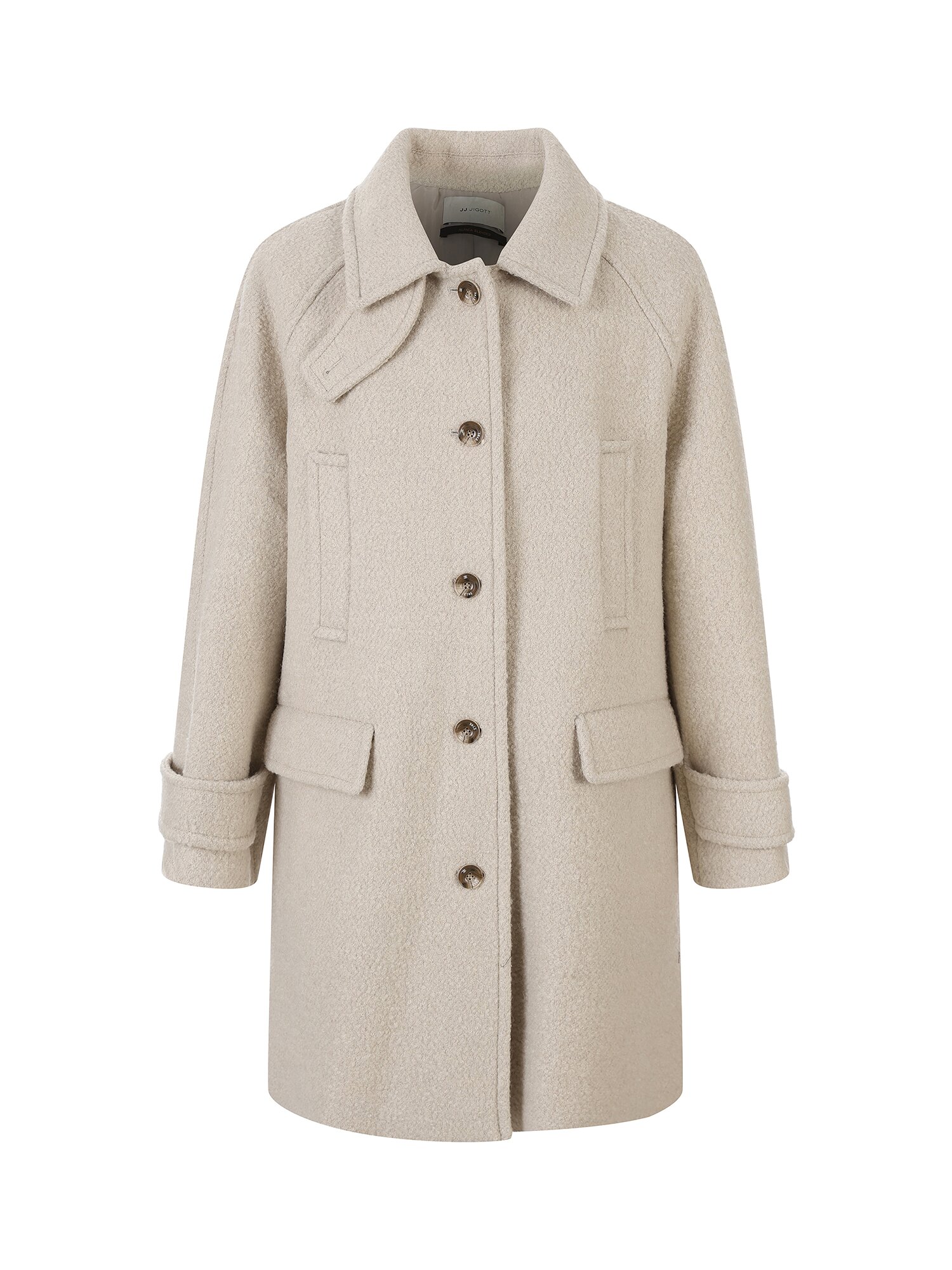 알파카 블렌드 발마칸 코트 (CREAM)