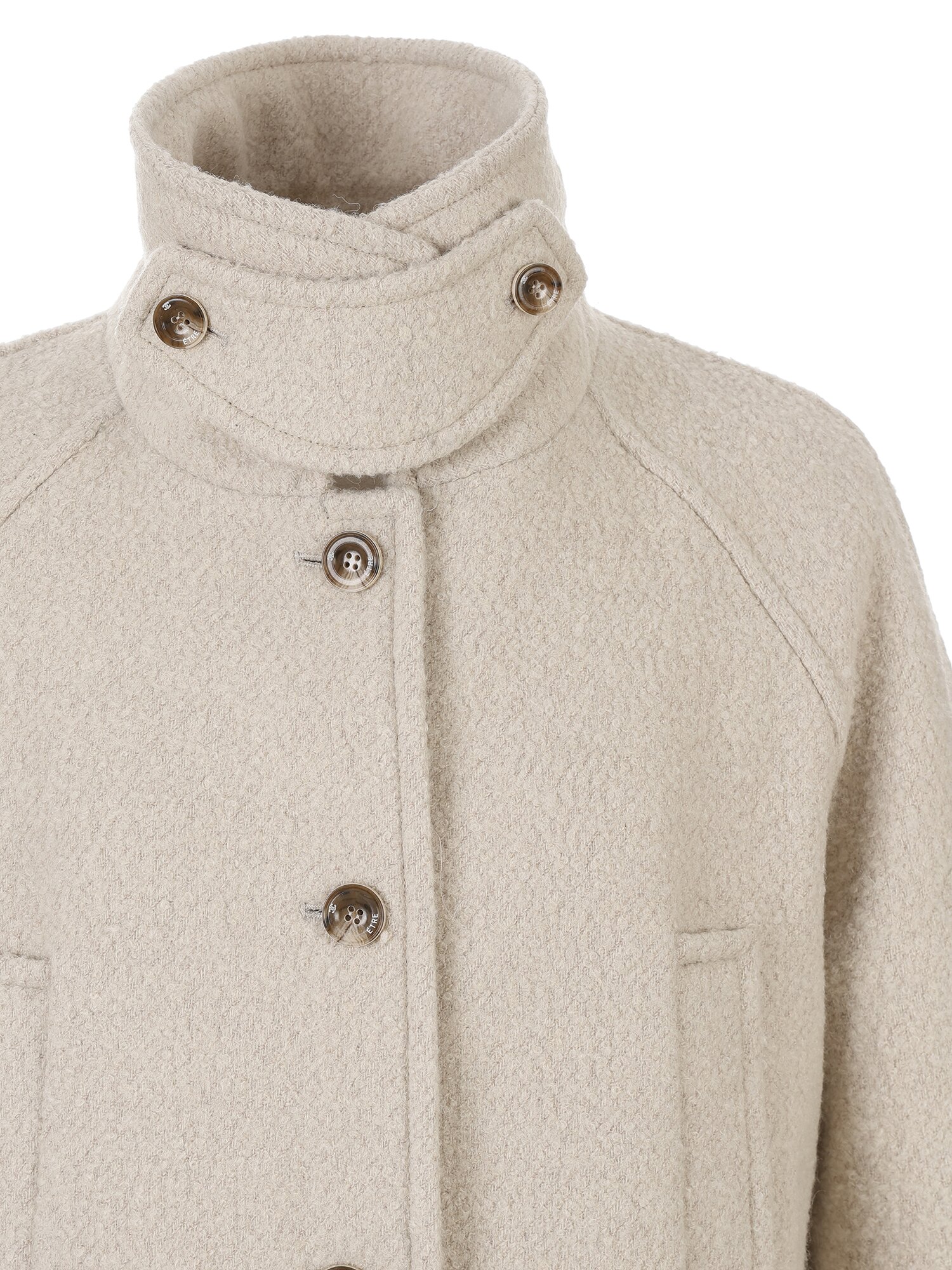 알파카 블렌드 발마칸 코트 (CREAM)