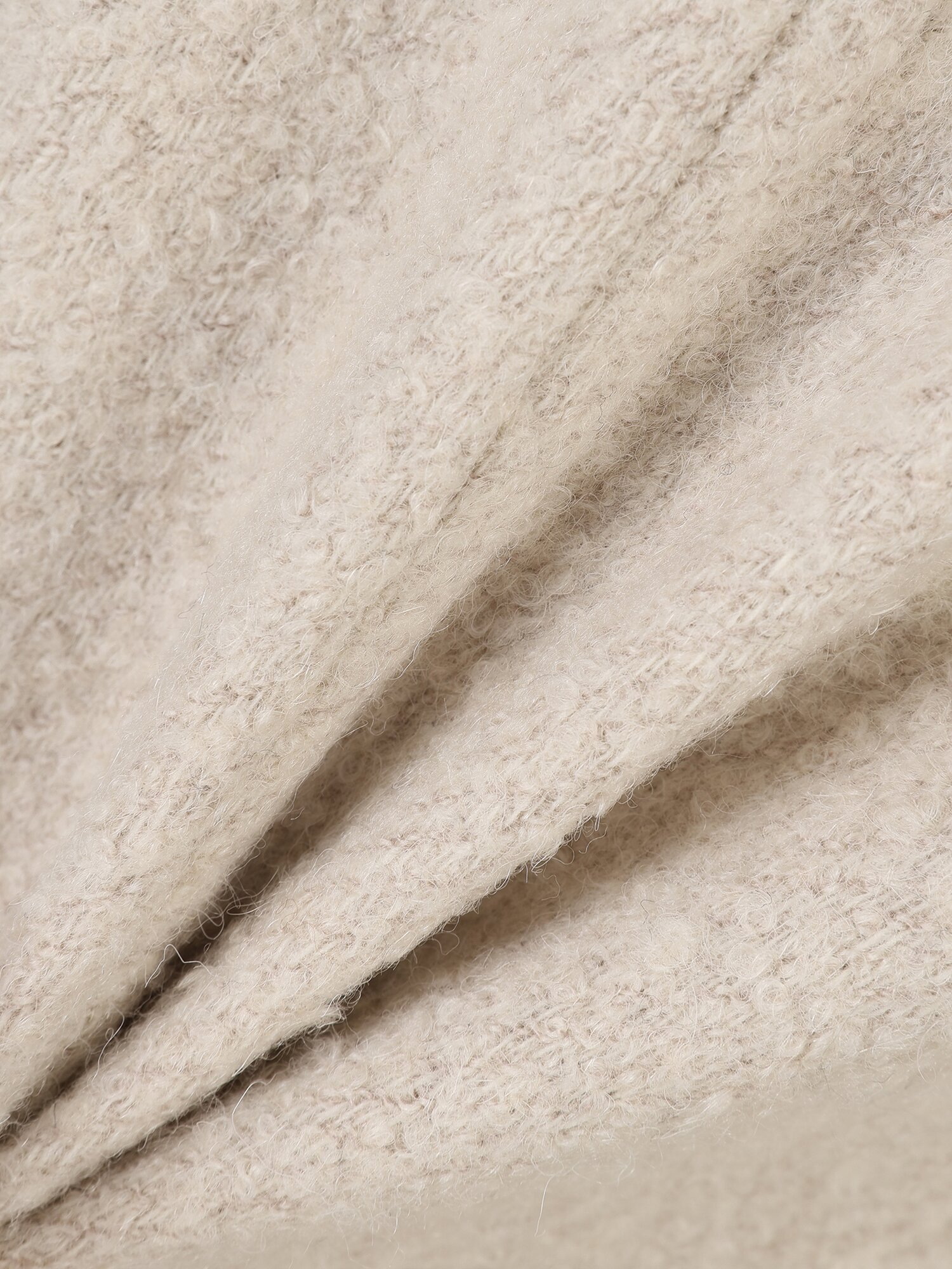 알파카 블렌드 발마칸 코트 (CREAM)