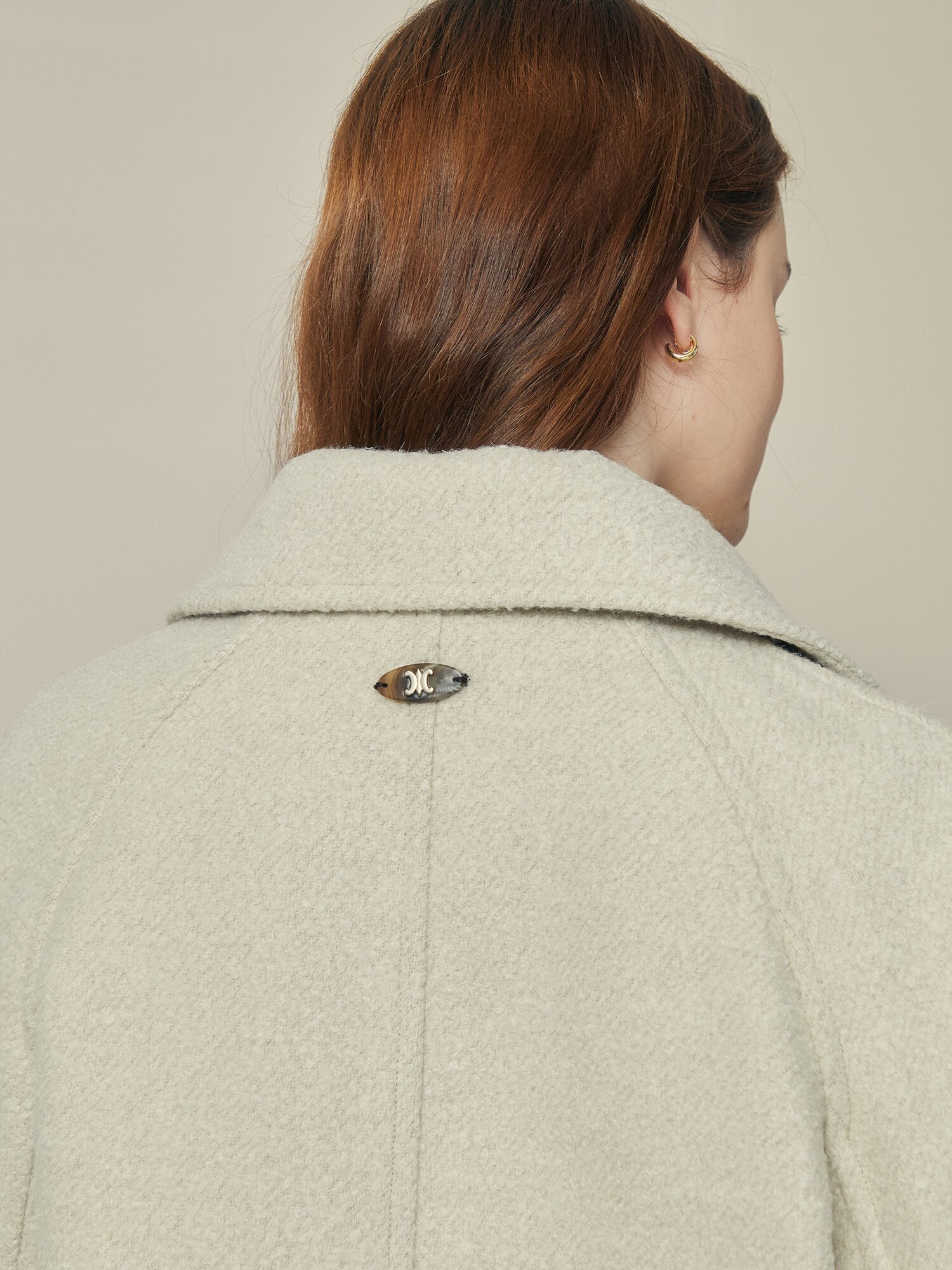 알파카 블렌드 발마칸 코트 (CREAM)