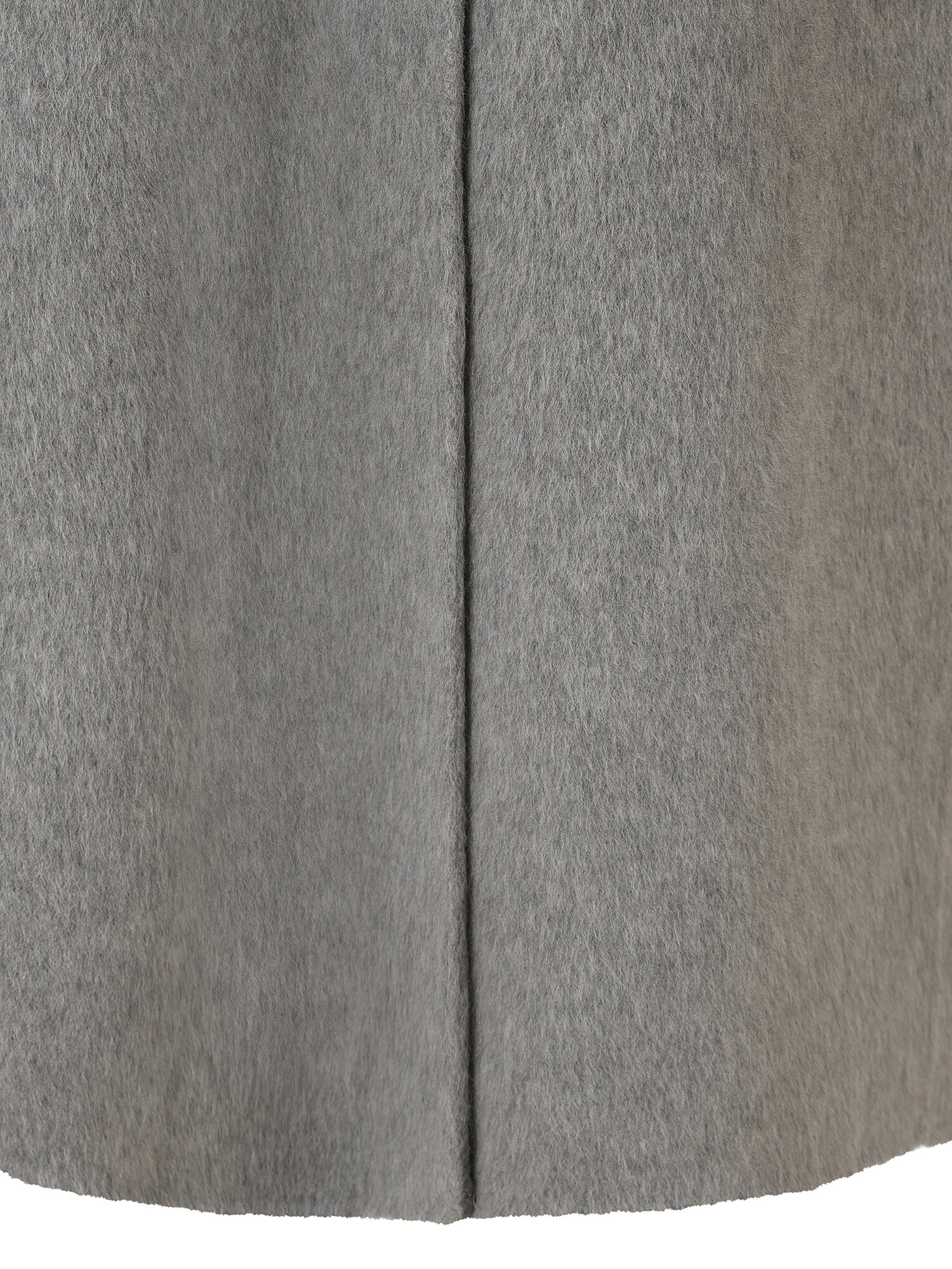 울 카멜 머플러 핸드메이드 코트 (MELANGE GREY)