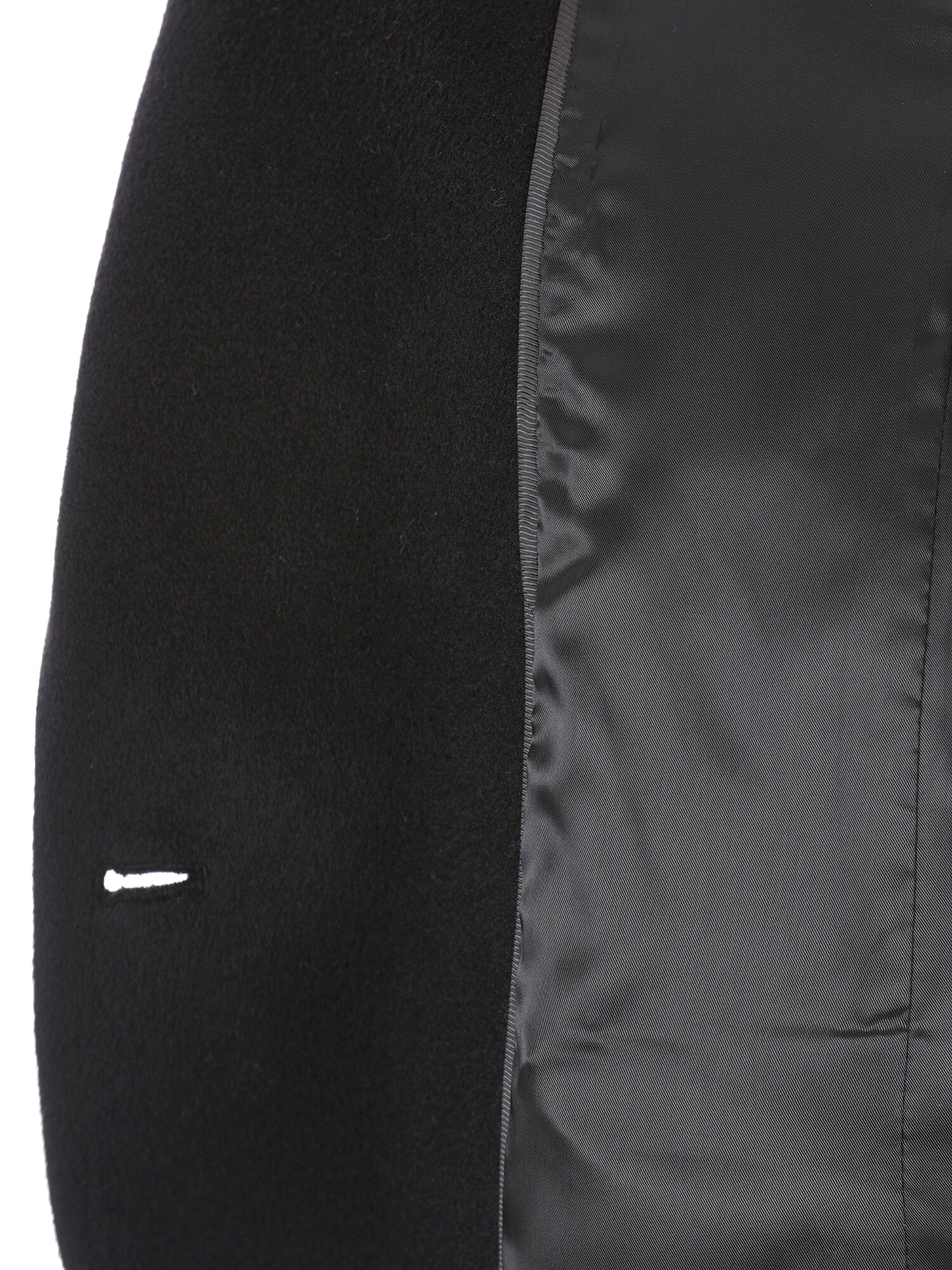 울 캐시미어 블렌드 더블 코트 (BLACK)