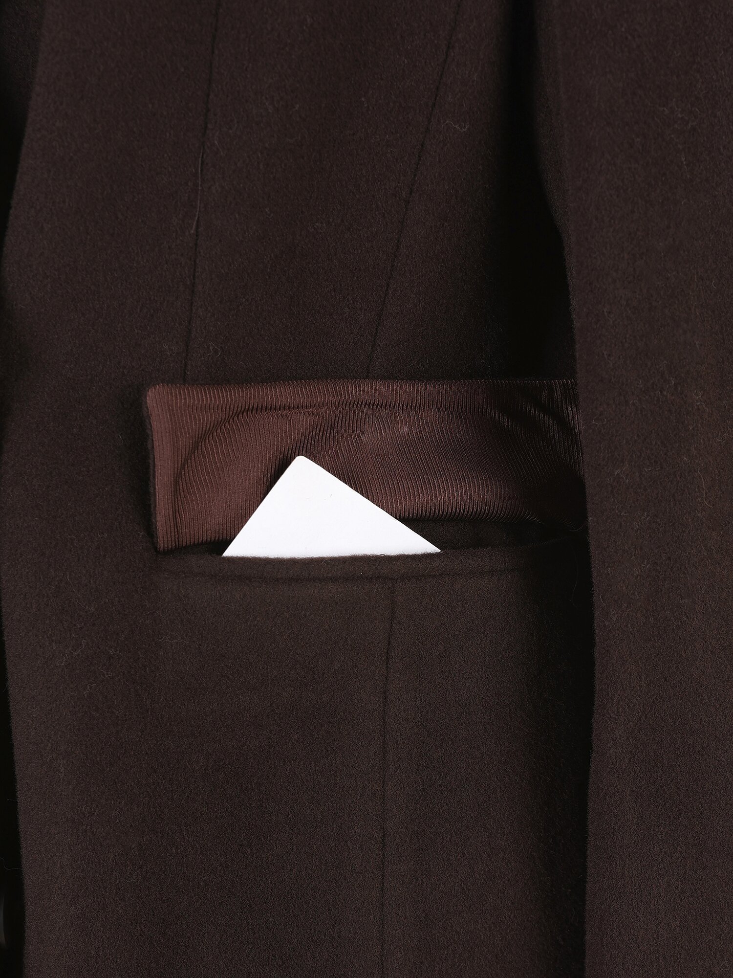 울 캐시미어 블렌드 더블 코트 (DARK BROWN)