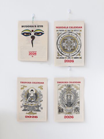 2026년 네팔 벽걸이 달력 부처 인테리어 캘린더
