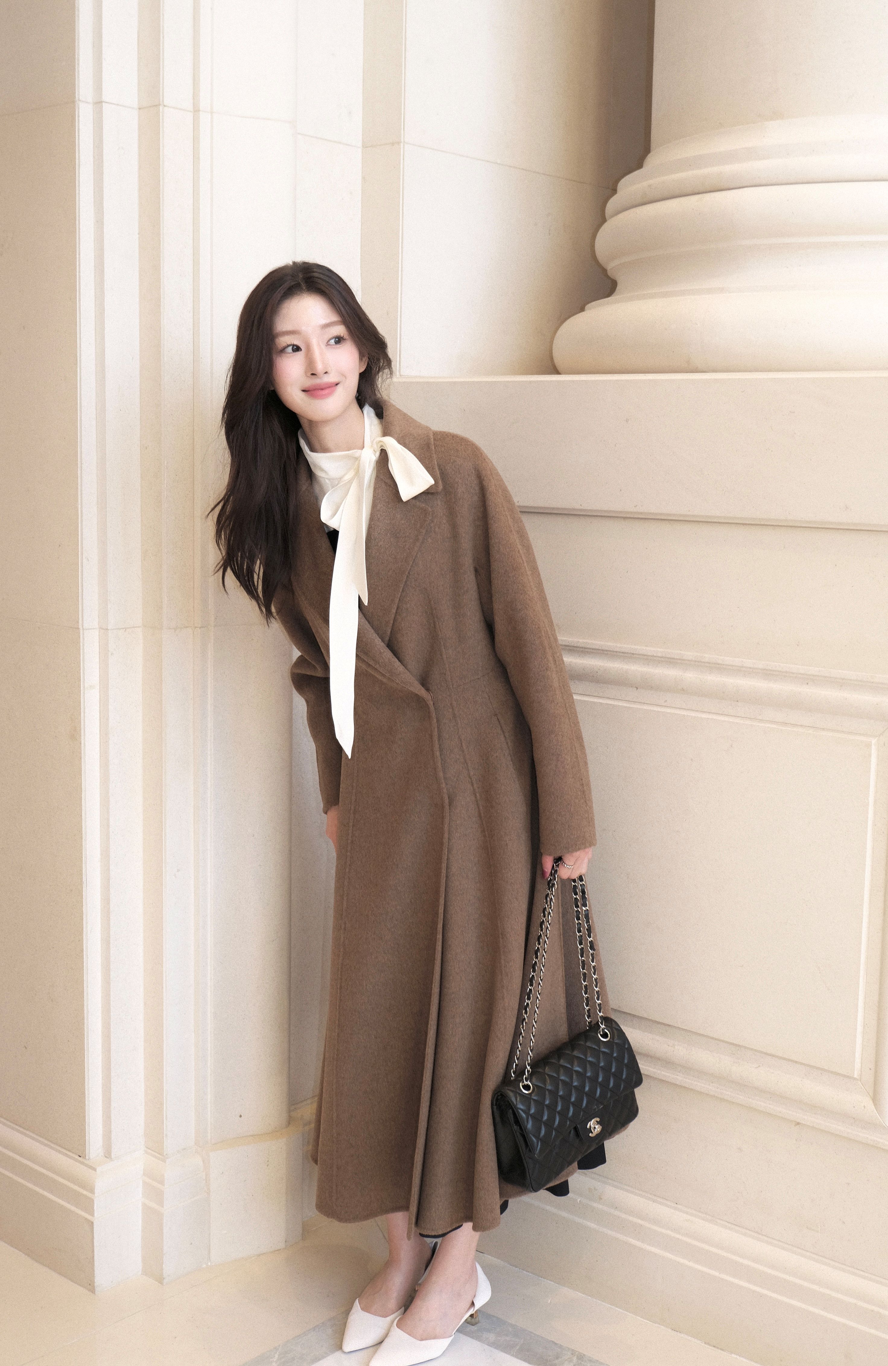 프렌치 무드 클래식 코트 (SEPIA)