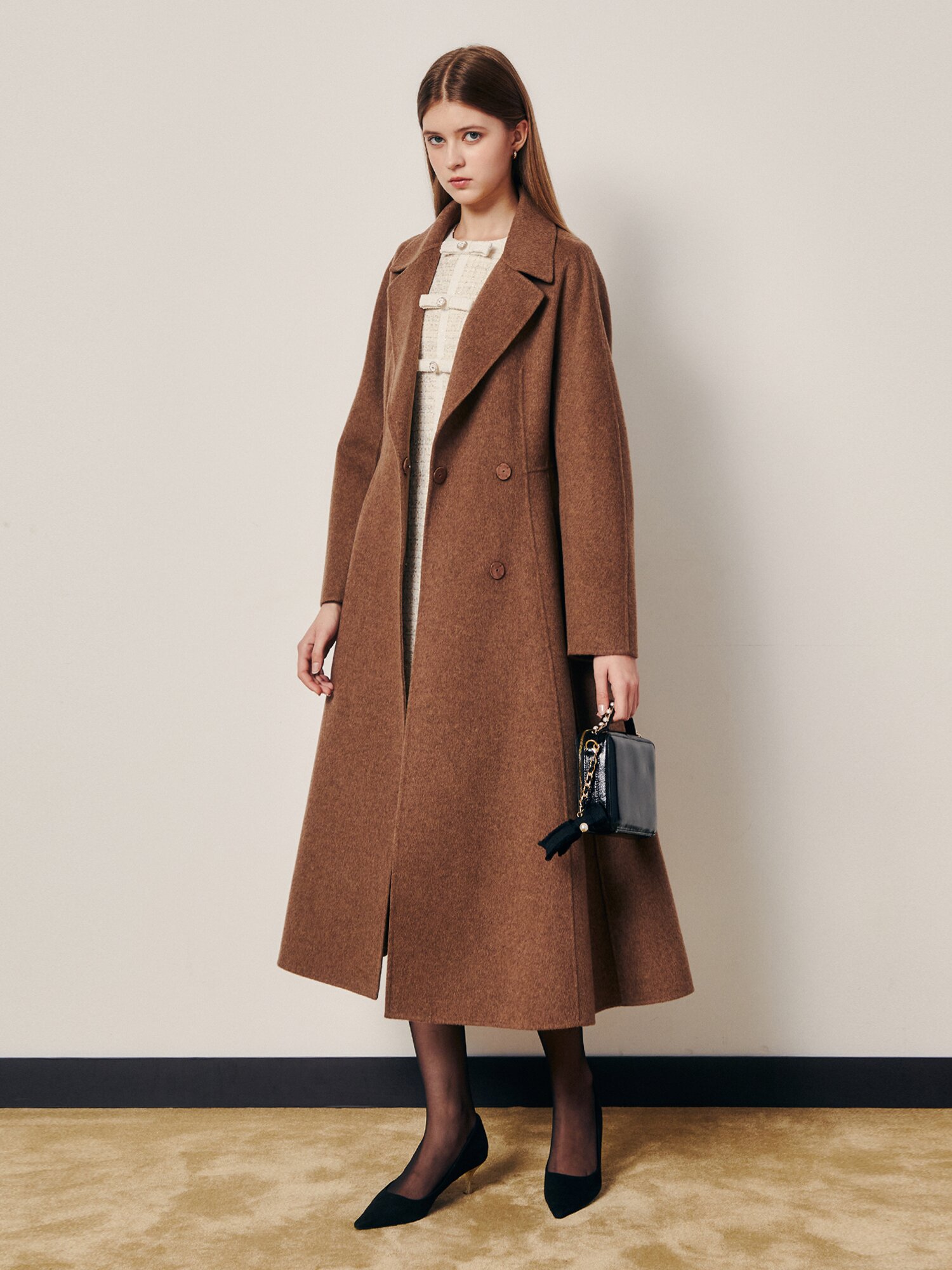 프렌치 무드 클래식 코트 (SEPIA)