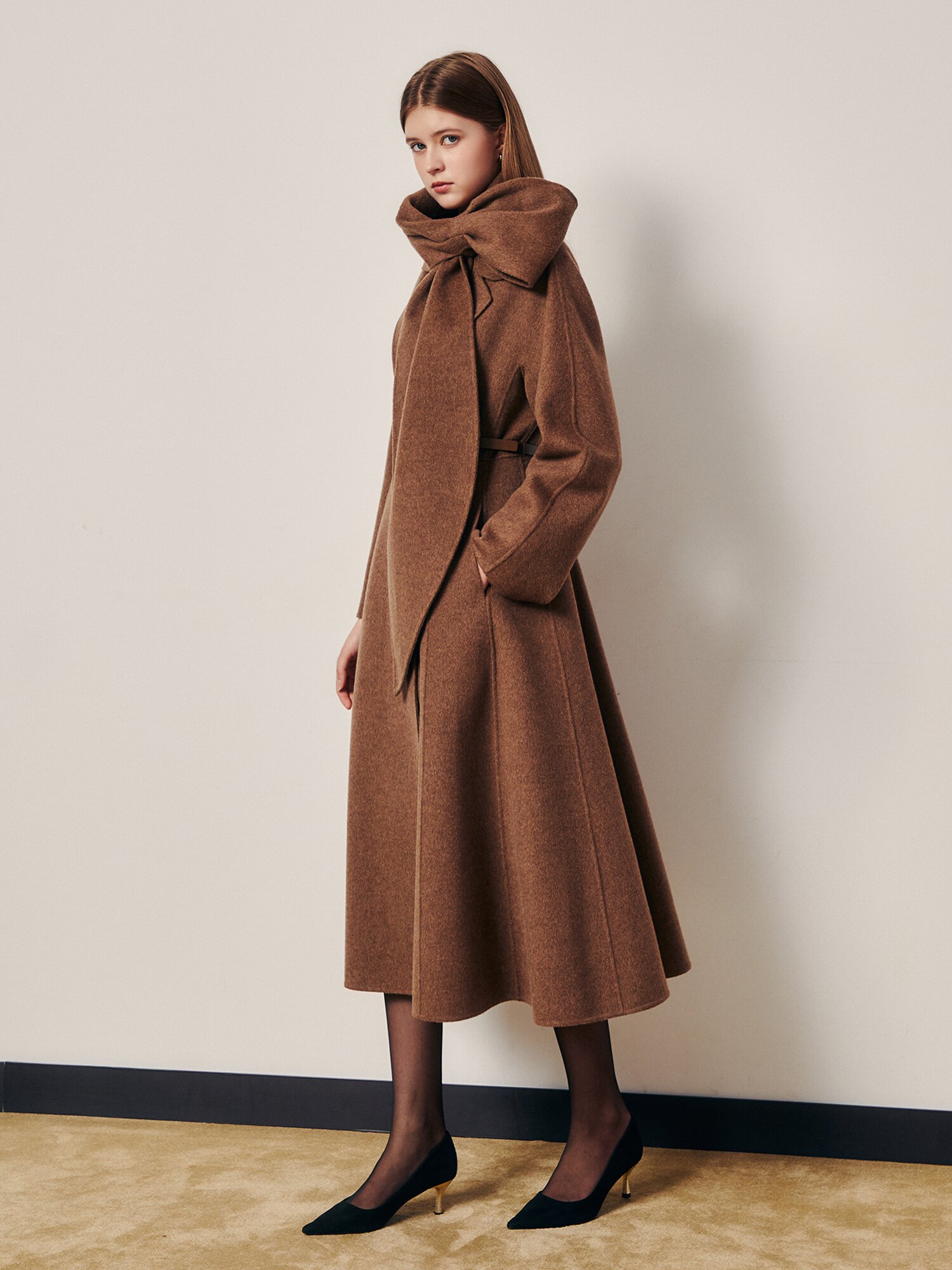 프렌치 무드 클래식 코트 (SEPIA)