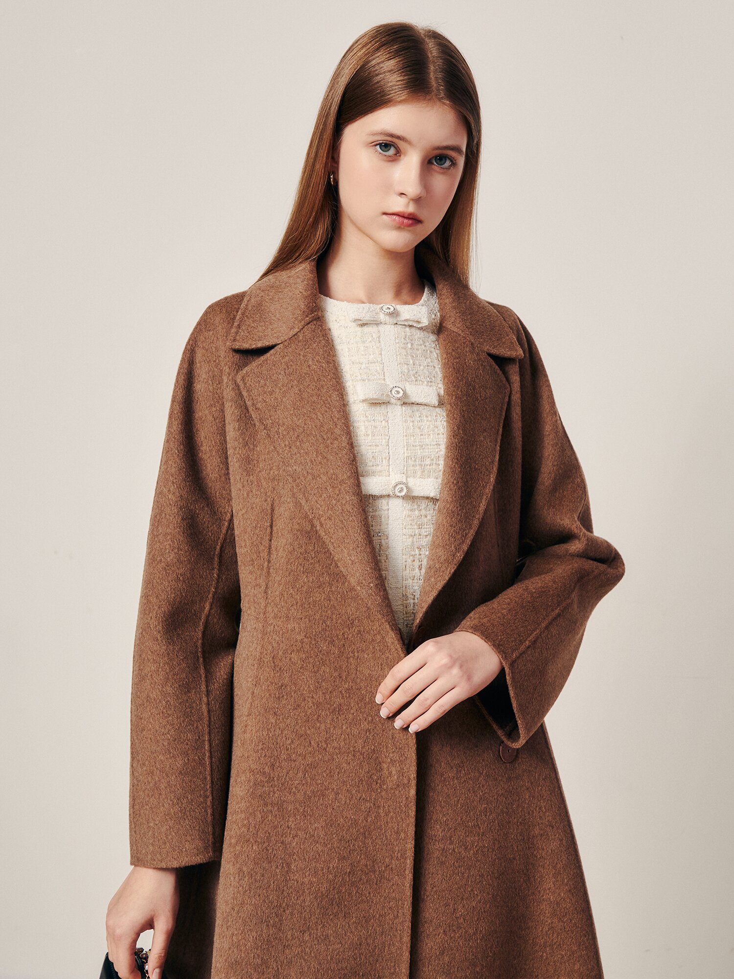 프렌치 무드 클래식 코트 (SEPIA)