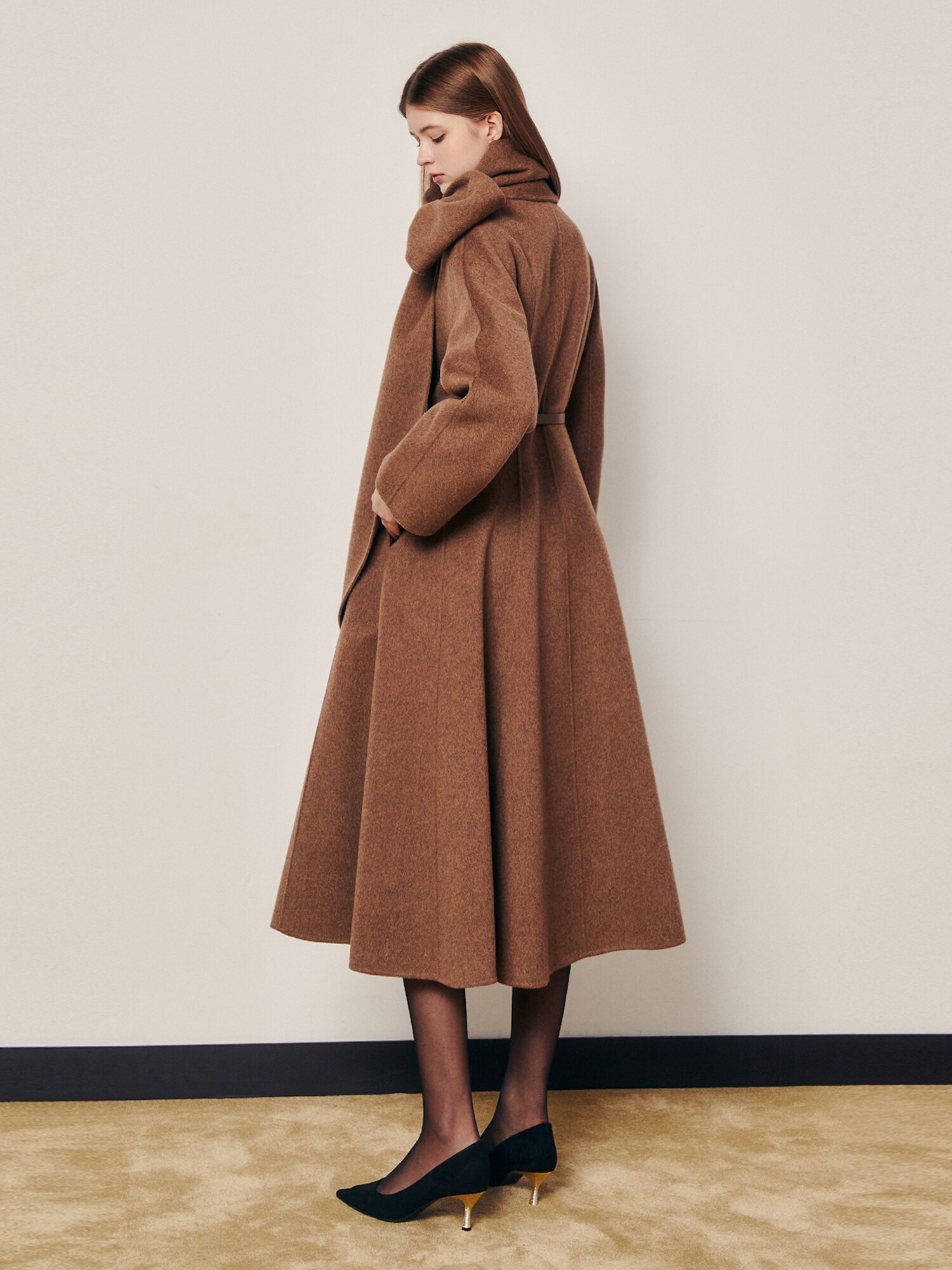 프렌치 무드 클래식 코트 (SEPIA)