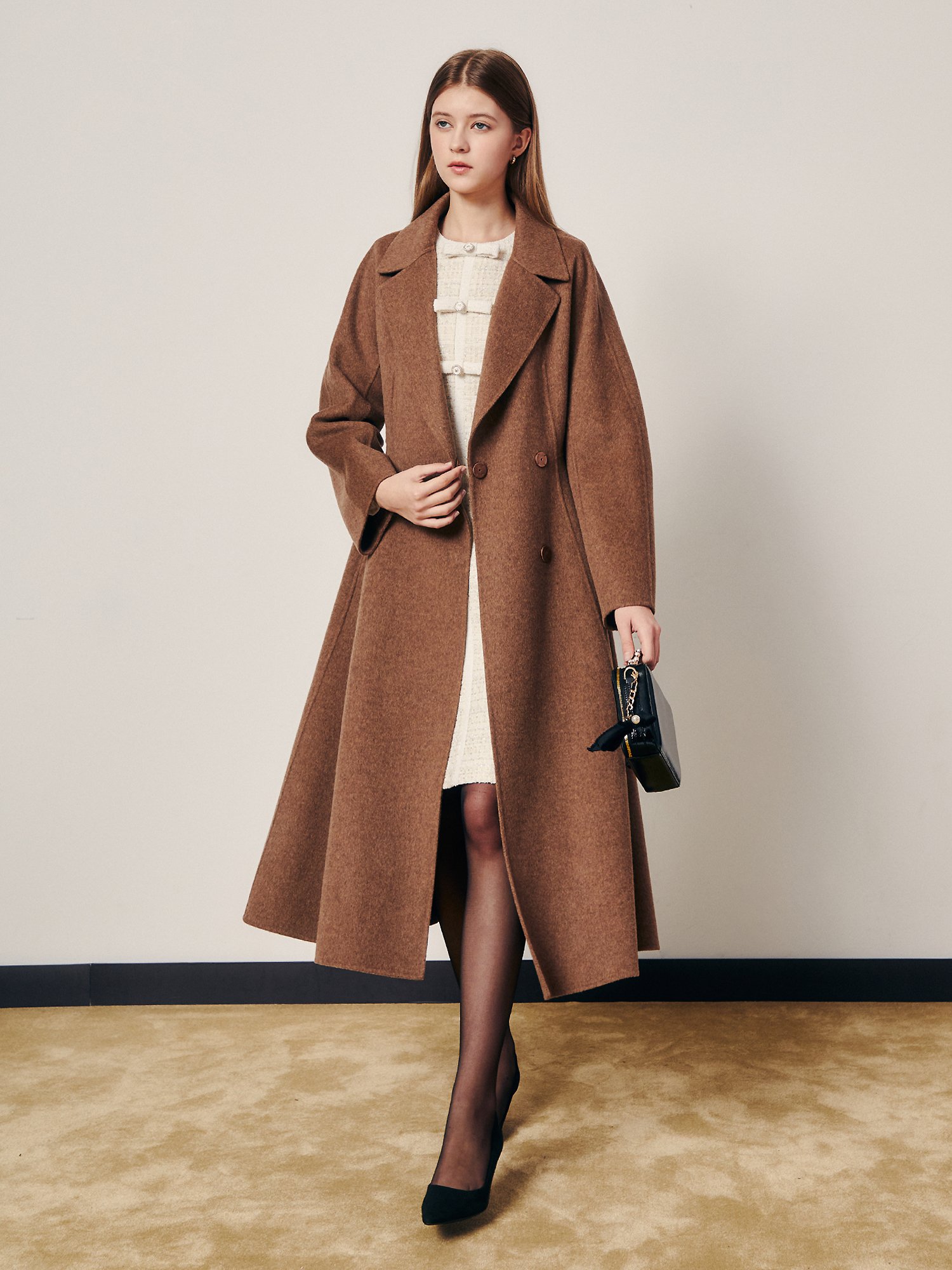 프렌치 무드 클래식 코트 (SEPIA)