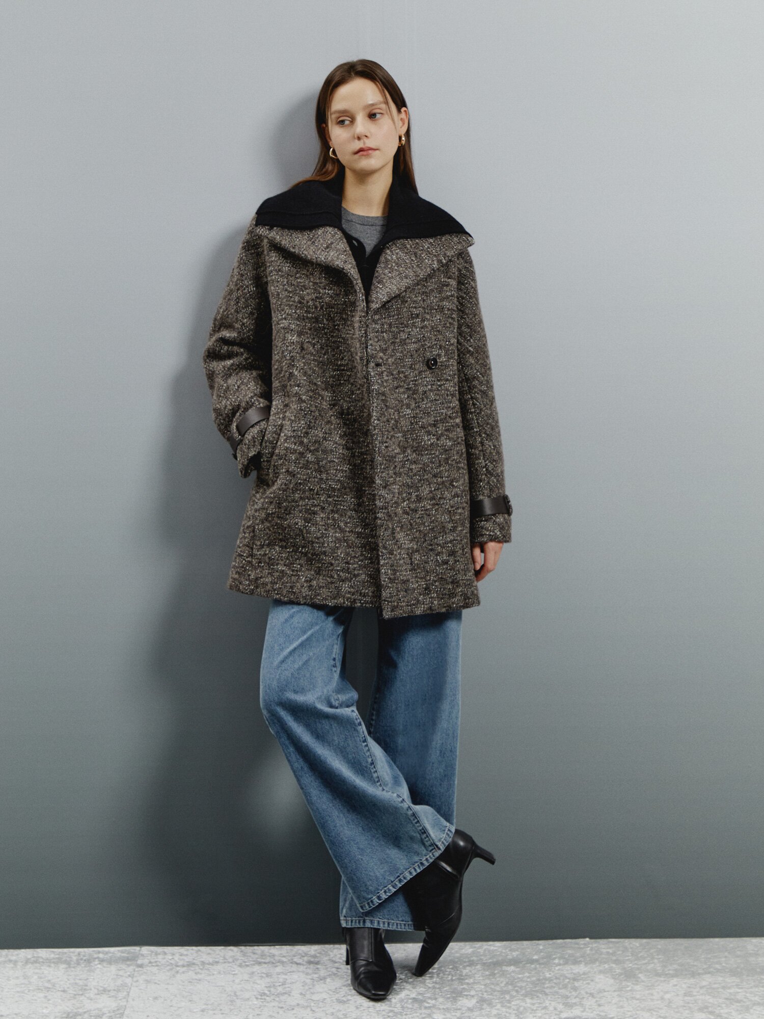 이지핏 스트레이트 캐주얼 데님 (BLUE)