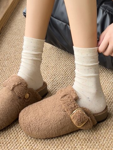 나모르 베이직 보카시 데일리 니트 무압박 골지 양말 6켤레 세트 R269