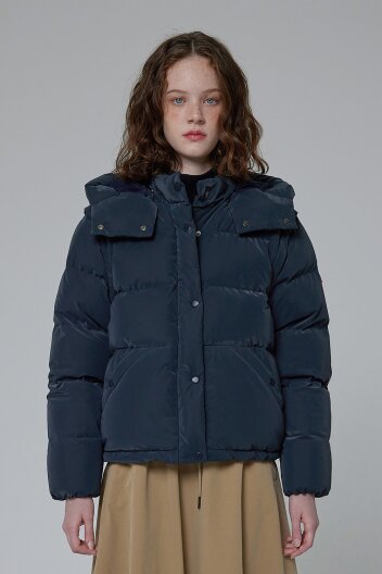 [WOMEN] 글로시 2in1 다운 자켓 - 딥네이비 HDW0006ADZDNV