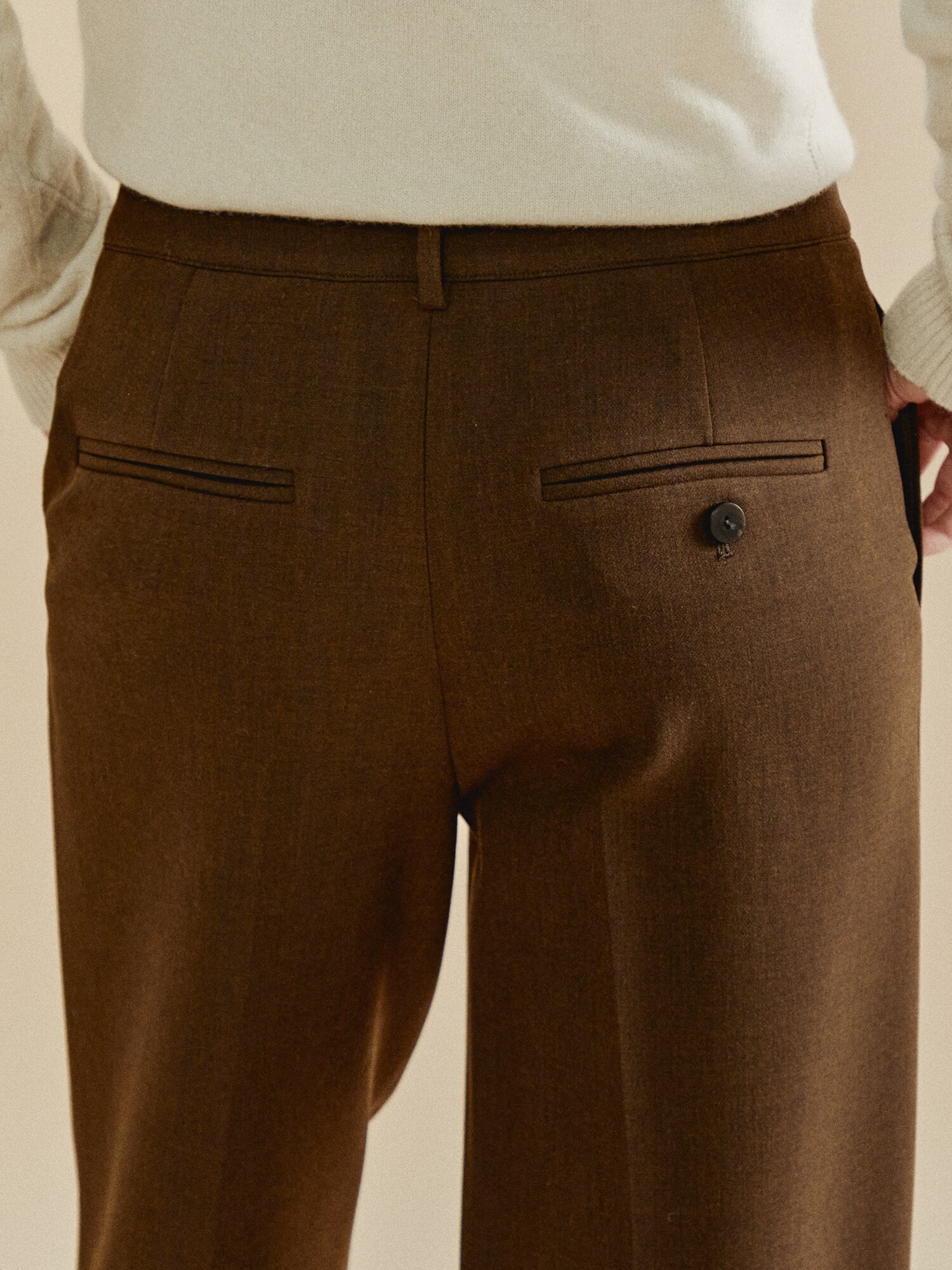 소프트 스트레치 팬츠 (DARK BROWN)