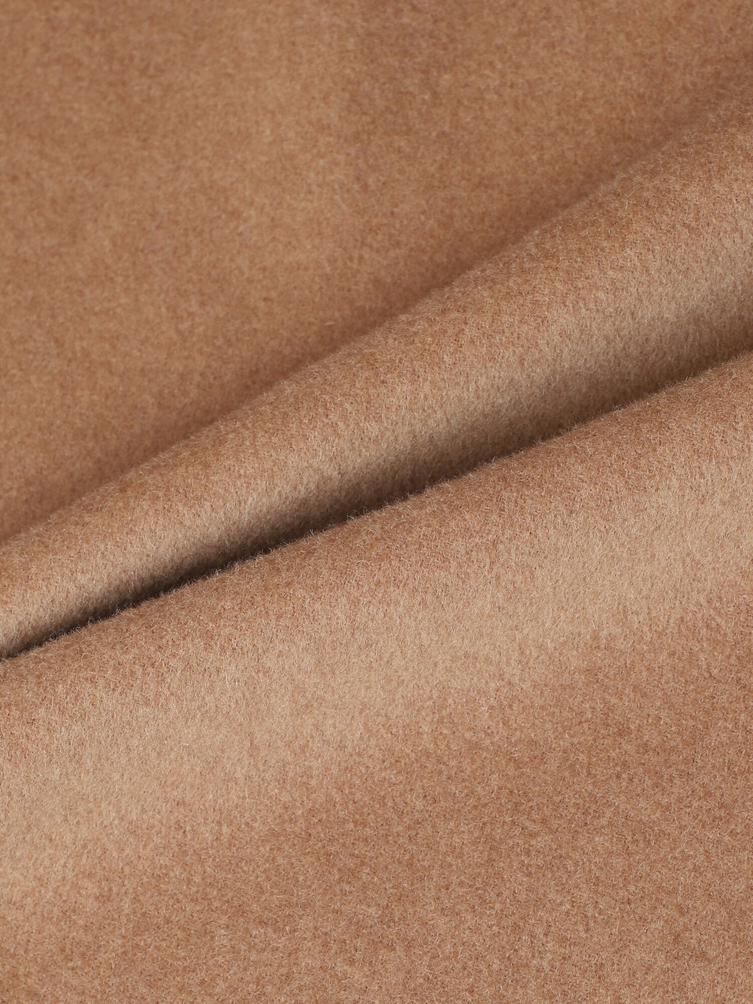 울 캐시미어 벨티드 더블 롱 코트 (CAMEL)