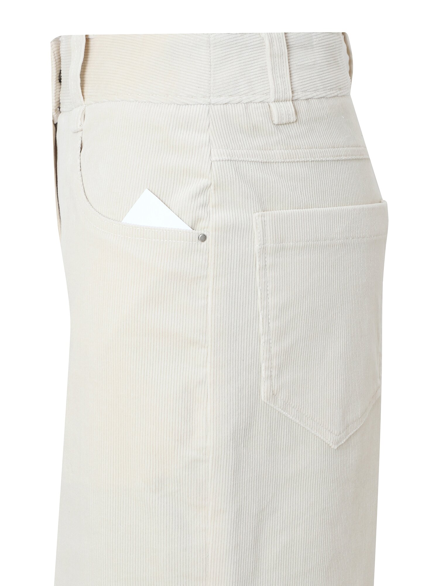 코듀로이 스트레이트 핏 팬츠 (CREAM)