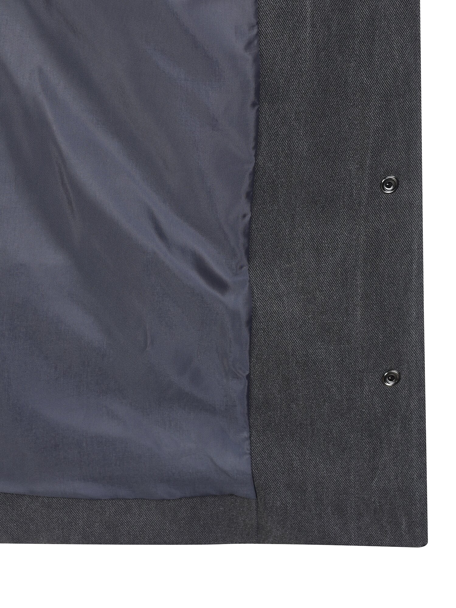 퀼팅 싱글 칼라 오버핏 셋업 재킷 (DARK GREY)