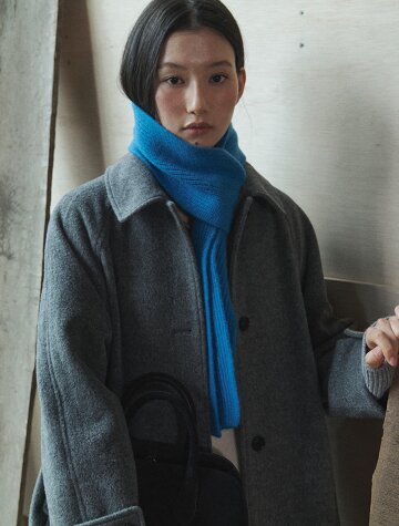 Cashmere Sunday Blue muffler