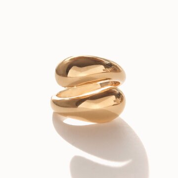 제이로렌 볼드 뱀 실버 골드반지 R0597