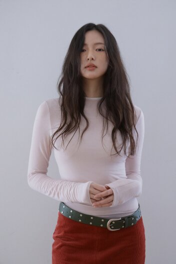 Crape wool tencel long sleeve_Pink