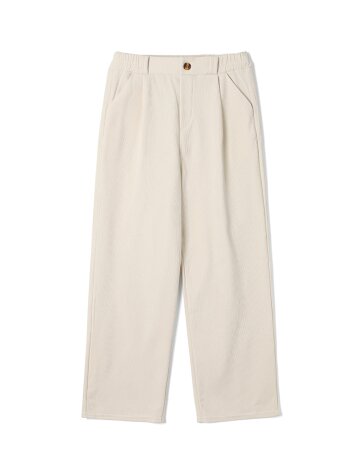 여성 골지 밴딩 팬츠 (IVORY) (HBALP51)