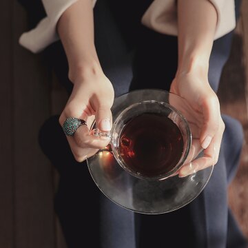 바이데이지 Br0203 몬타나 스와로브스키 고마루반지