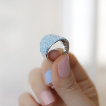 바이데이지 92Br0232 터키석 원석 실버반지