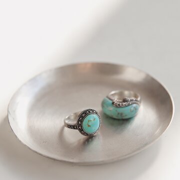 바이데이지 04Br0193 12월탄생석 터키석 실버반지