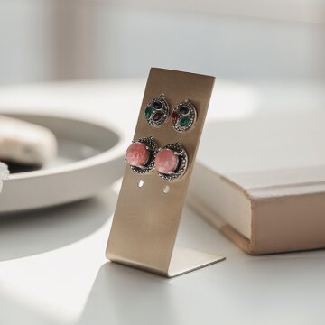 바이데이지 03Be0026 로도나이트 실버귀걸이