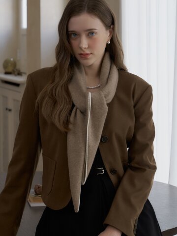 엘르 다이아캐시 캐시미어 머플러 SE24MC001