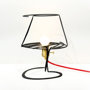 Red Tail Drawing Line Lighting