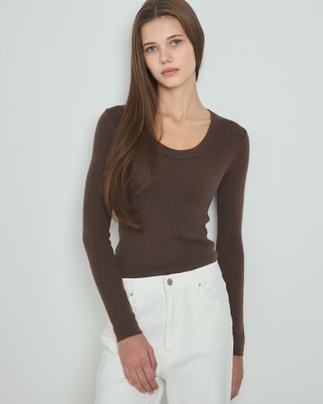 Basic Knit_Brown