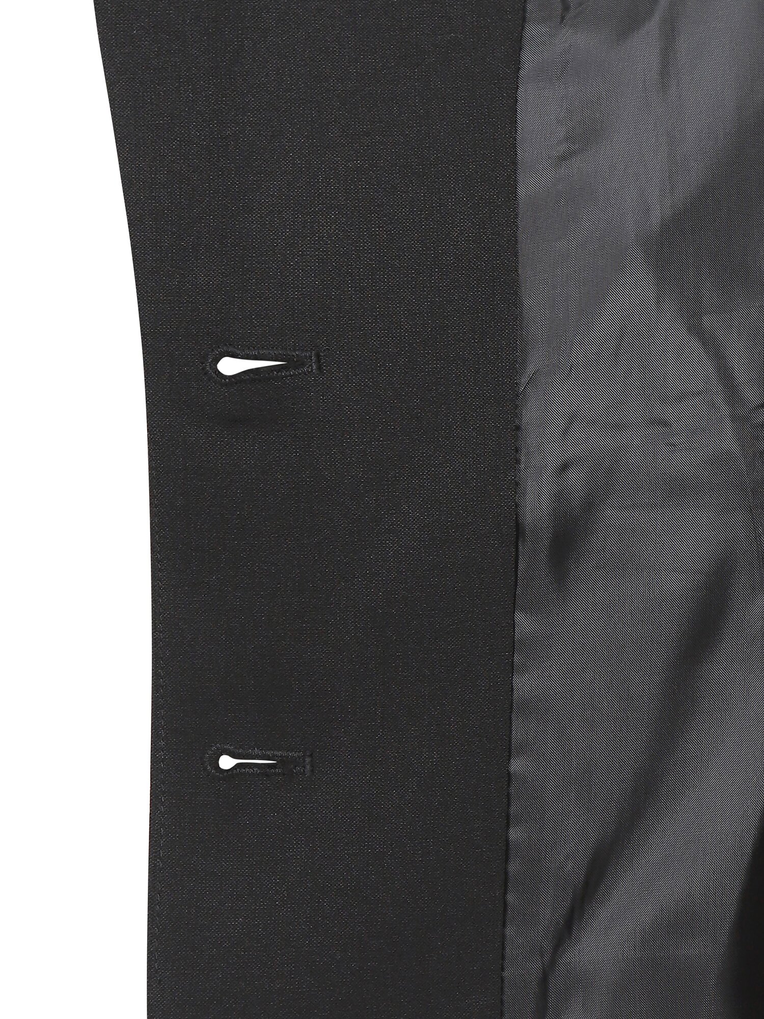 롤업 배색 셋업 크롭 재킷 (BLACK)