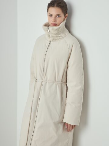 Knit Goose Long Padding_Ivory