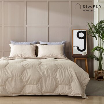 보스톤 호주산 양모이불 Q 베이지 (이불가방 포함)