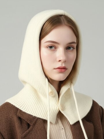 에디스 겨울 니트 바라클라바 넥 워머 발라클라바
