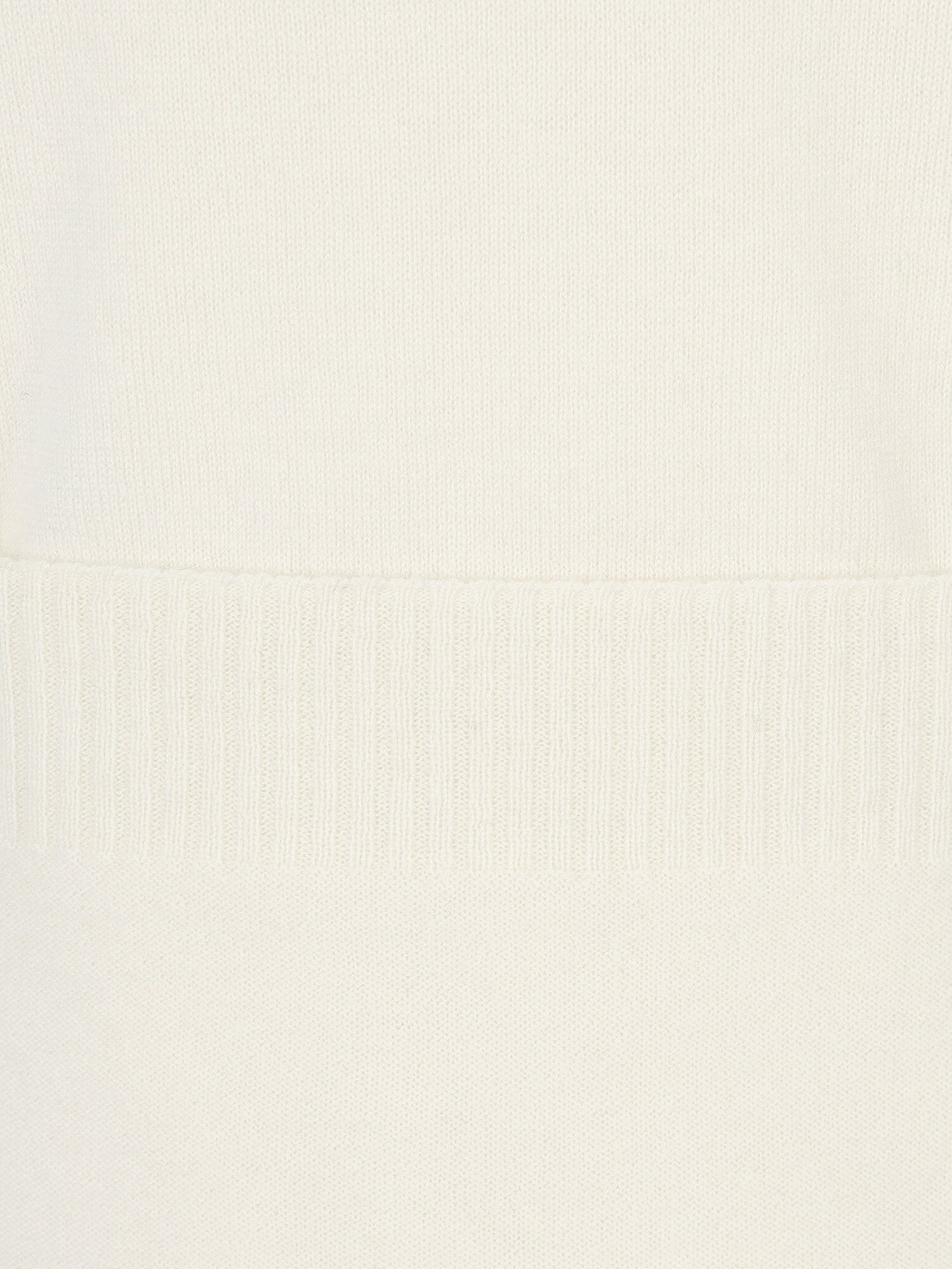 캐시미어 케이블 하이넥 풀오버 니트 (IVORY)