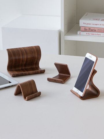 우드 태블릿 스마트폰 스탠드 거치대